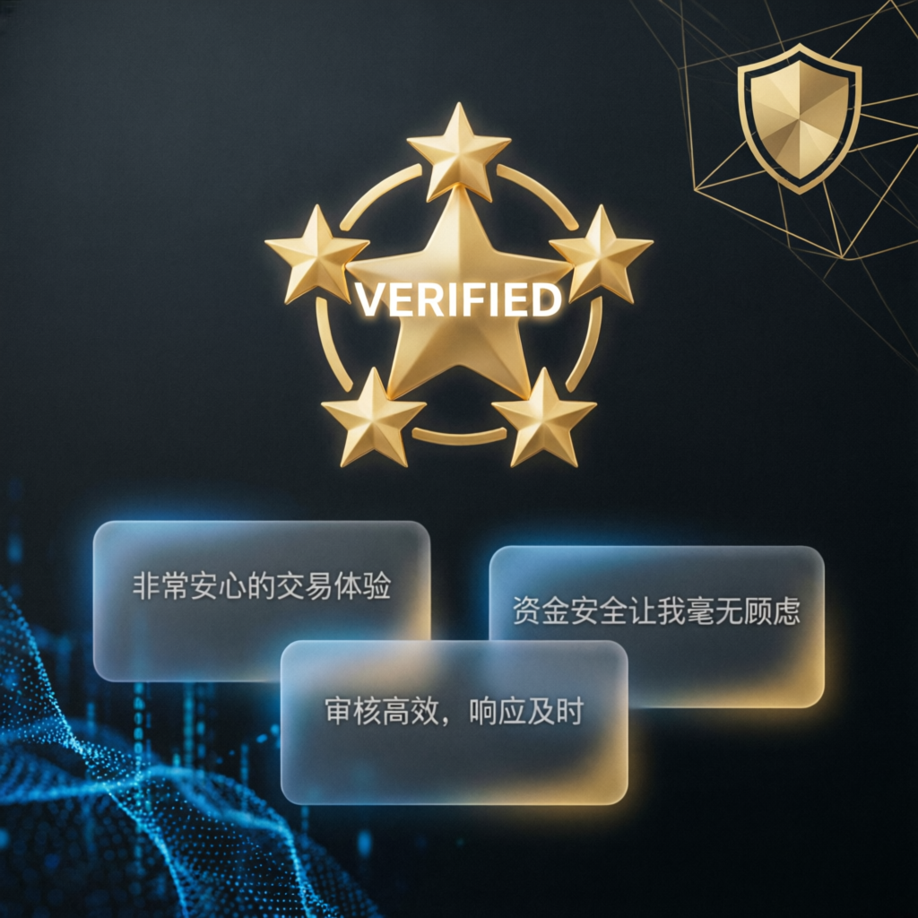 Verified trust badges and five-star customer testimonials