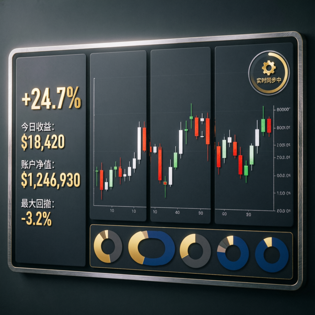 My Funded Futures trading dashboard showing profit metrics and drawdown control