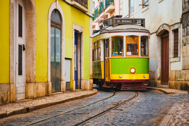Livraison de véhicule au Portugal — tramway 28, Lisbonne