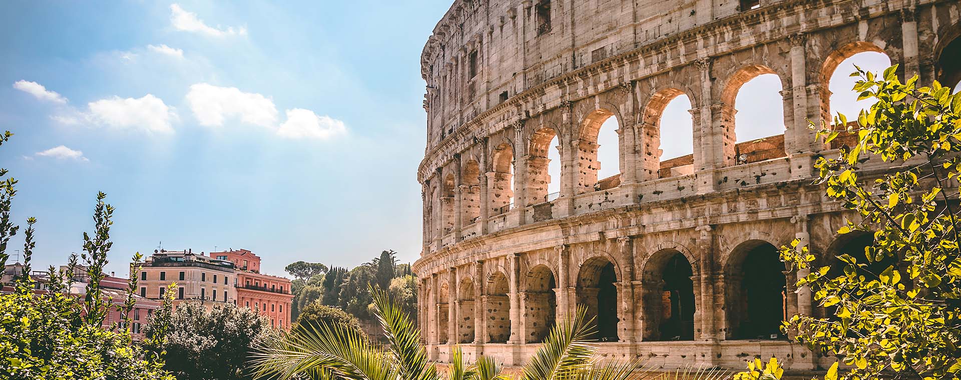 Livraison de véhicule en Italie — Colisée, Rome