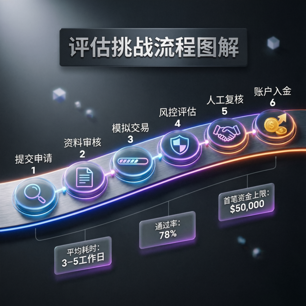 Apex Trader Funding evaluation challenge process steps
