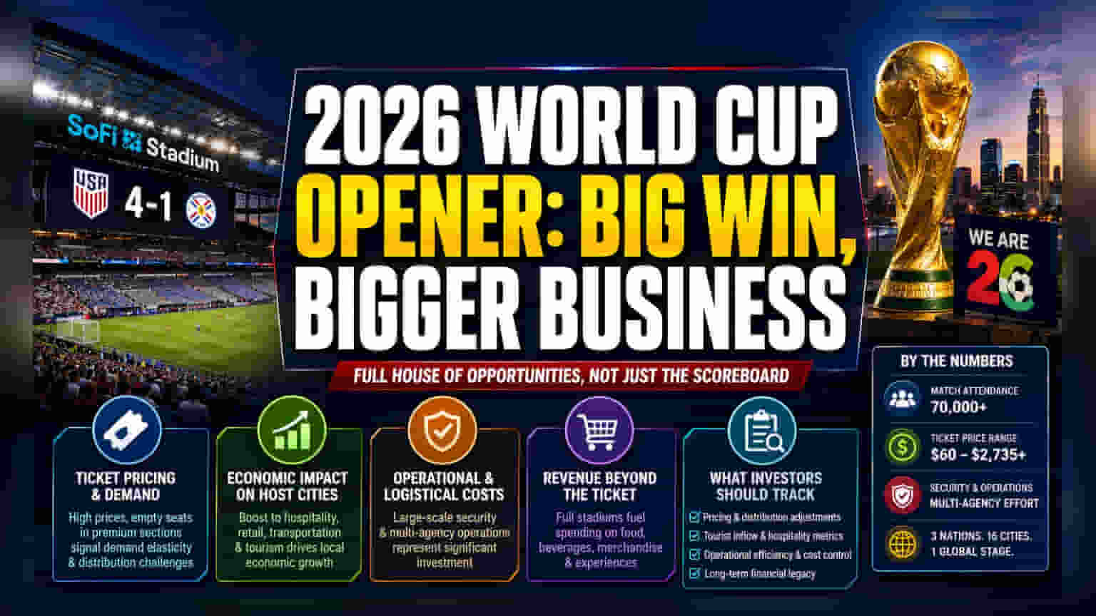 الفرص الاقتصادية لكأس العالم 2026 في الولايات المتحدة