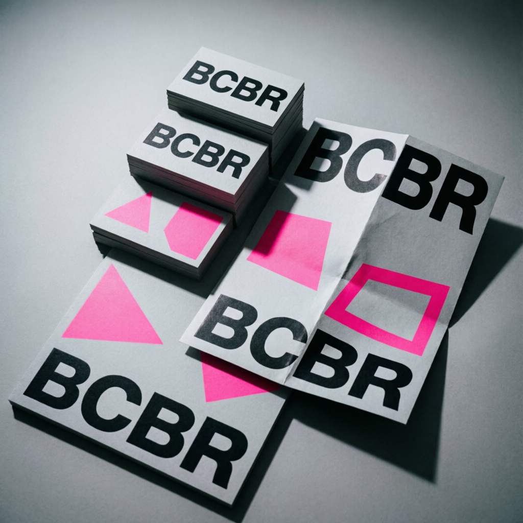 Identidade visual e peças gráficas para BCBR