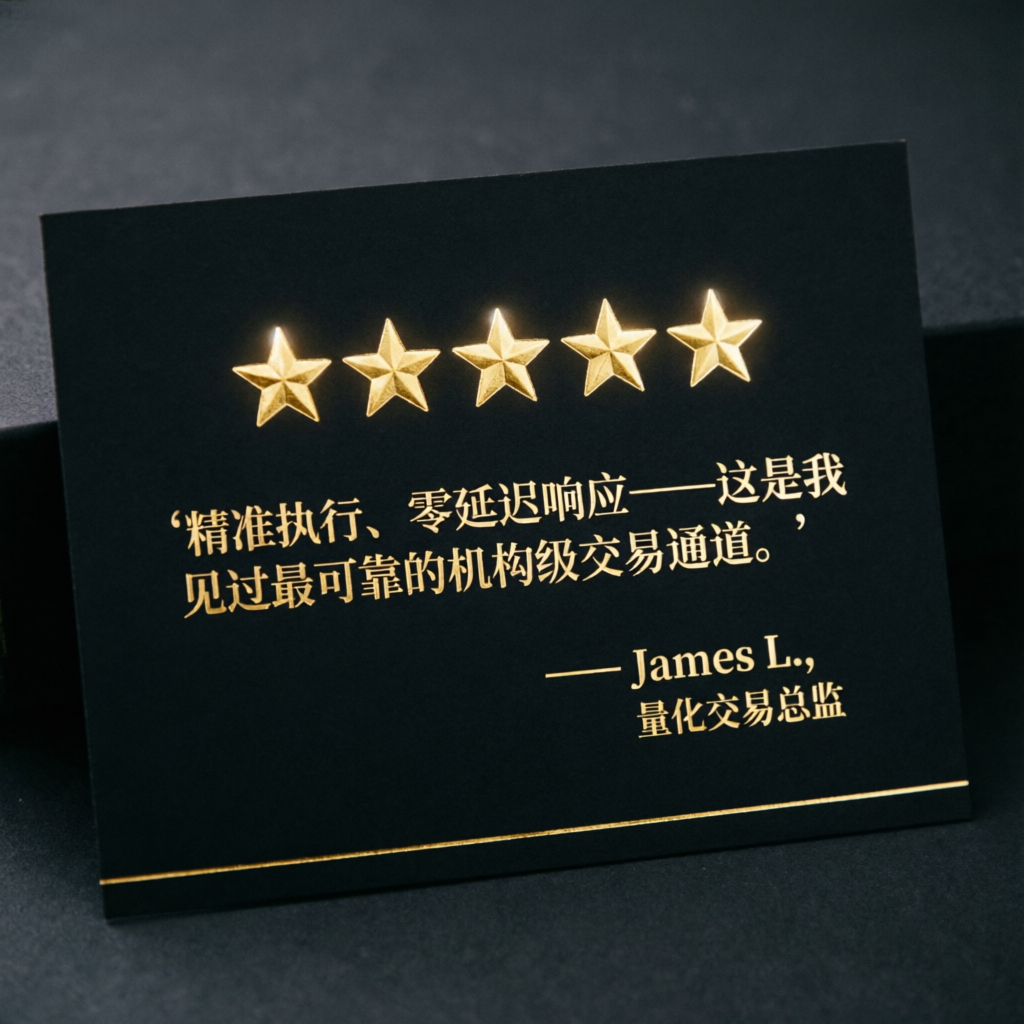 Client testimonial with 5-star rating