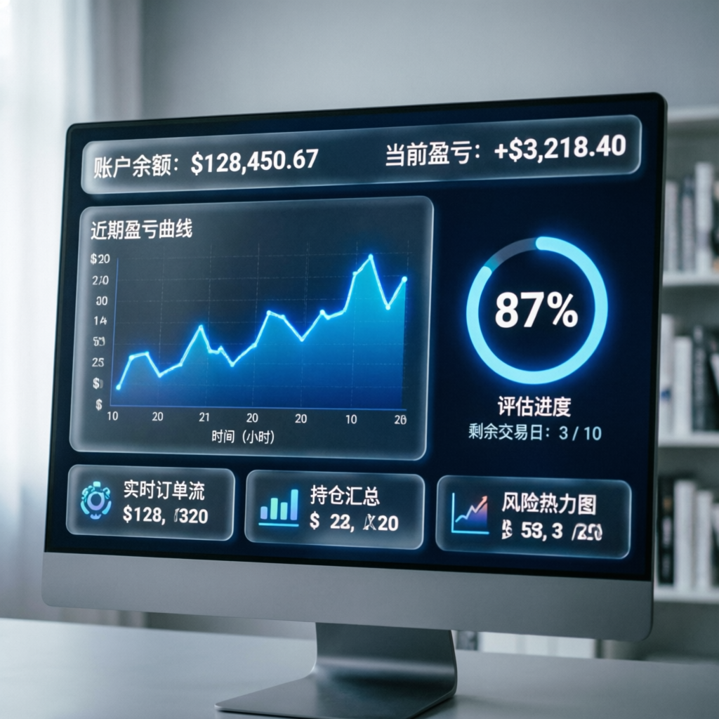 Apex Trader Funding Dashboard Interface