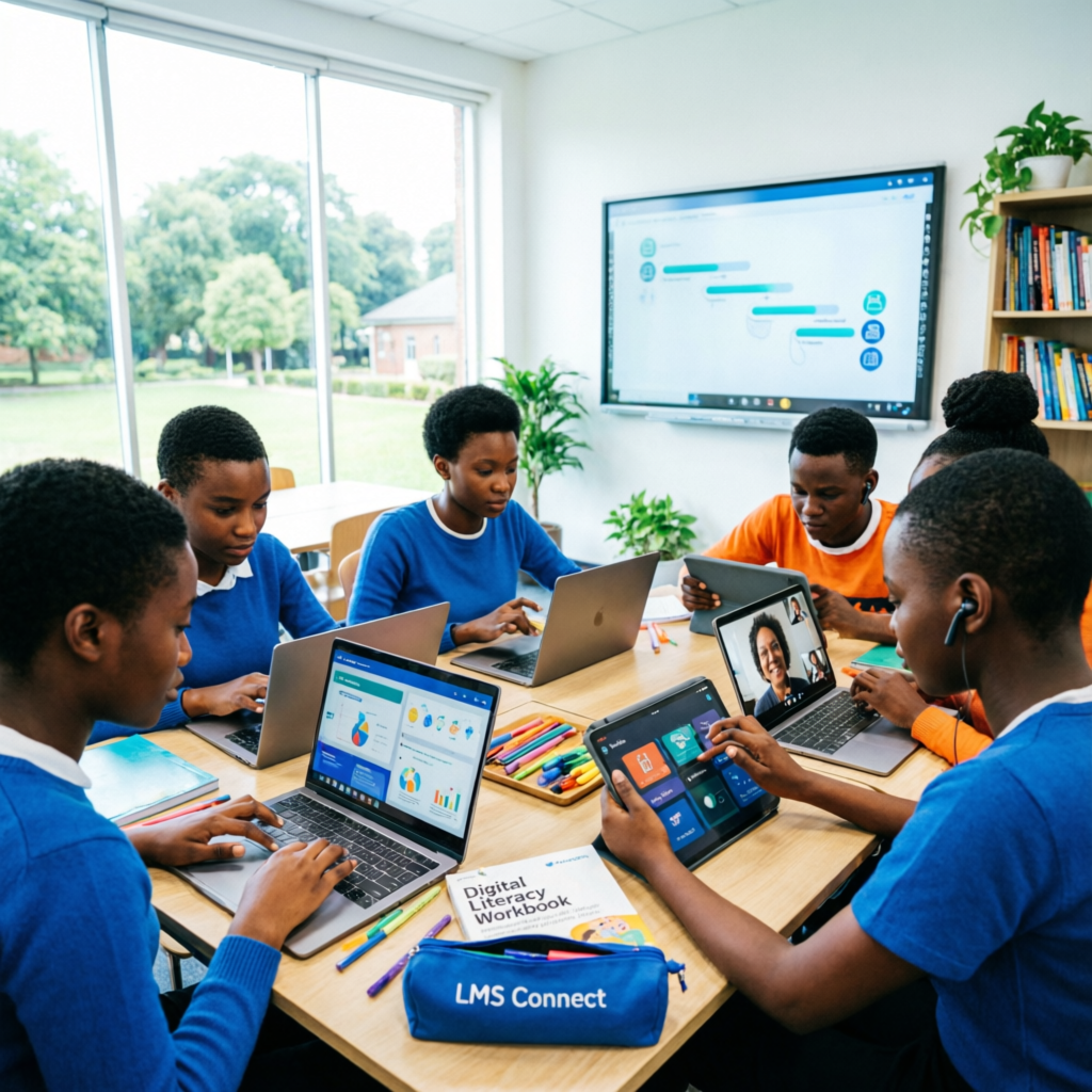 Students learning