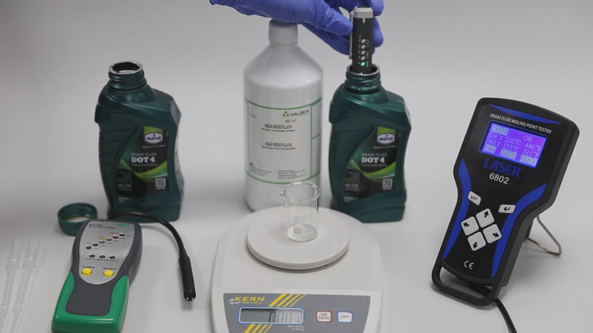 Оборудование для проверки тормозной жидкости