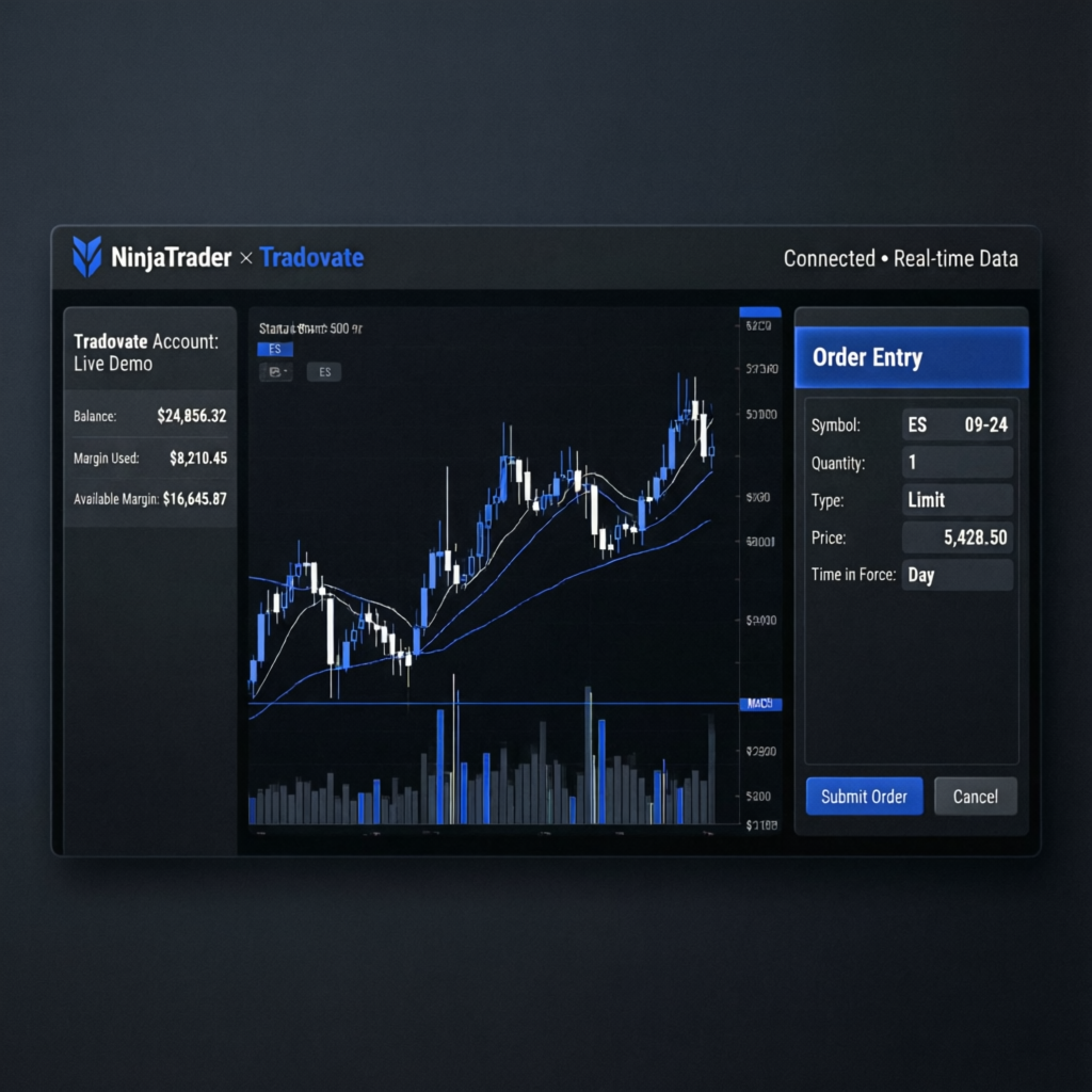 NinjaTrader and Tradovate Platform Integration for Apex Trading