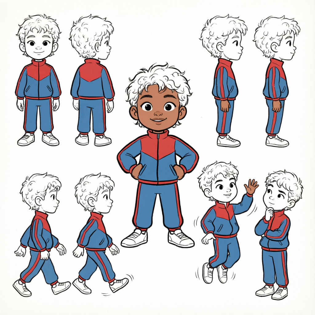 Vector Character Drawing For Animation
