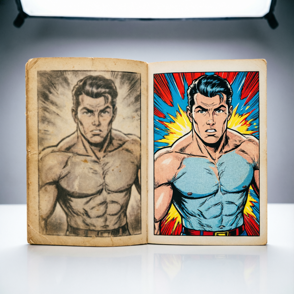 Vintage Comics Restoration