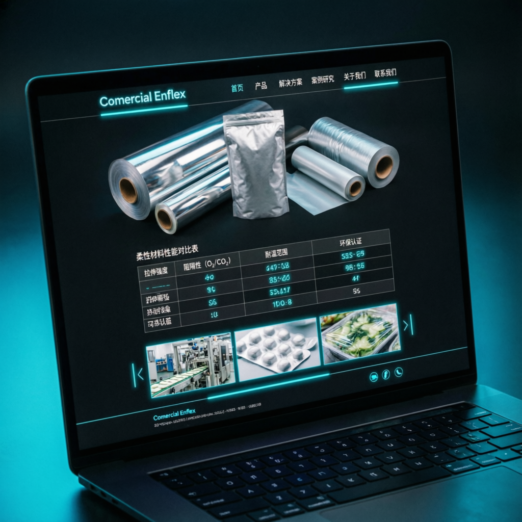 Comercial Enflex - Sitio Web