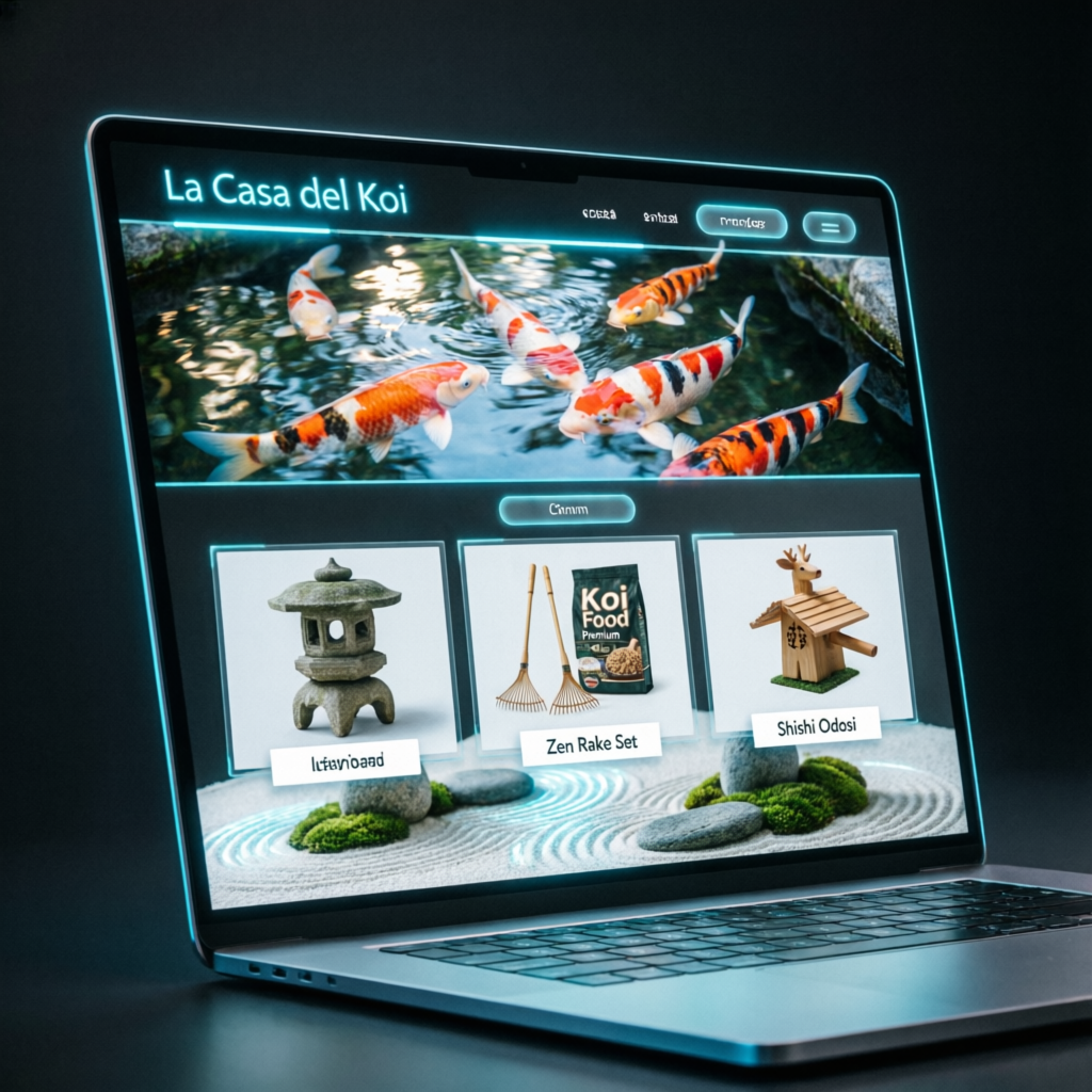 La Casa del Koi - Sitio Web