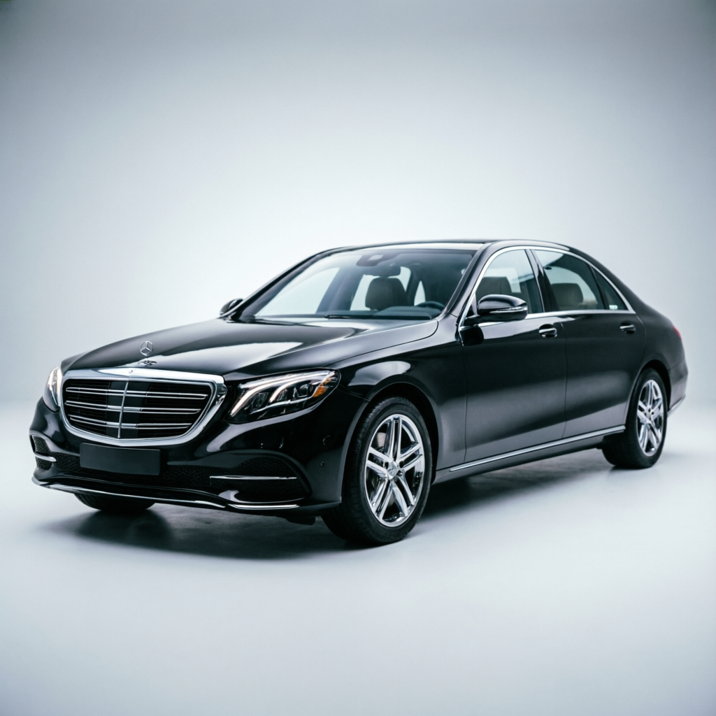 Mercedes executive car for business airport transfers from Harrow to Heathrow