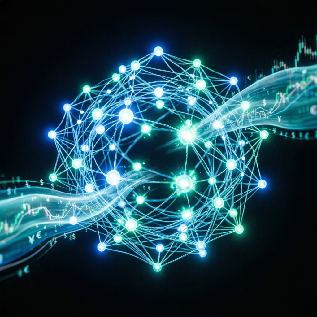 AI neural network analyzing trading patterns for Apex strategies
