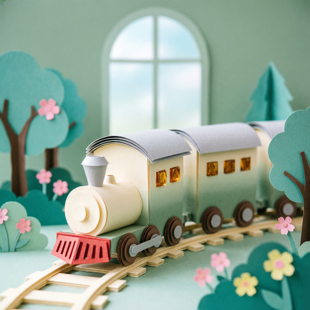 Toot the papercraft Wonder Train