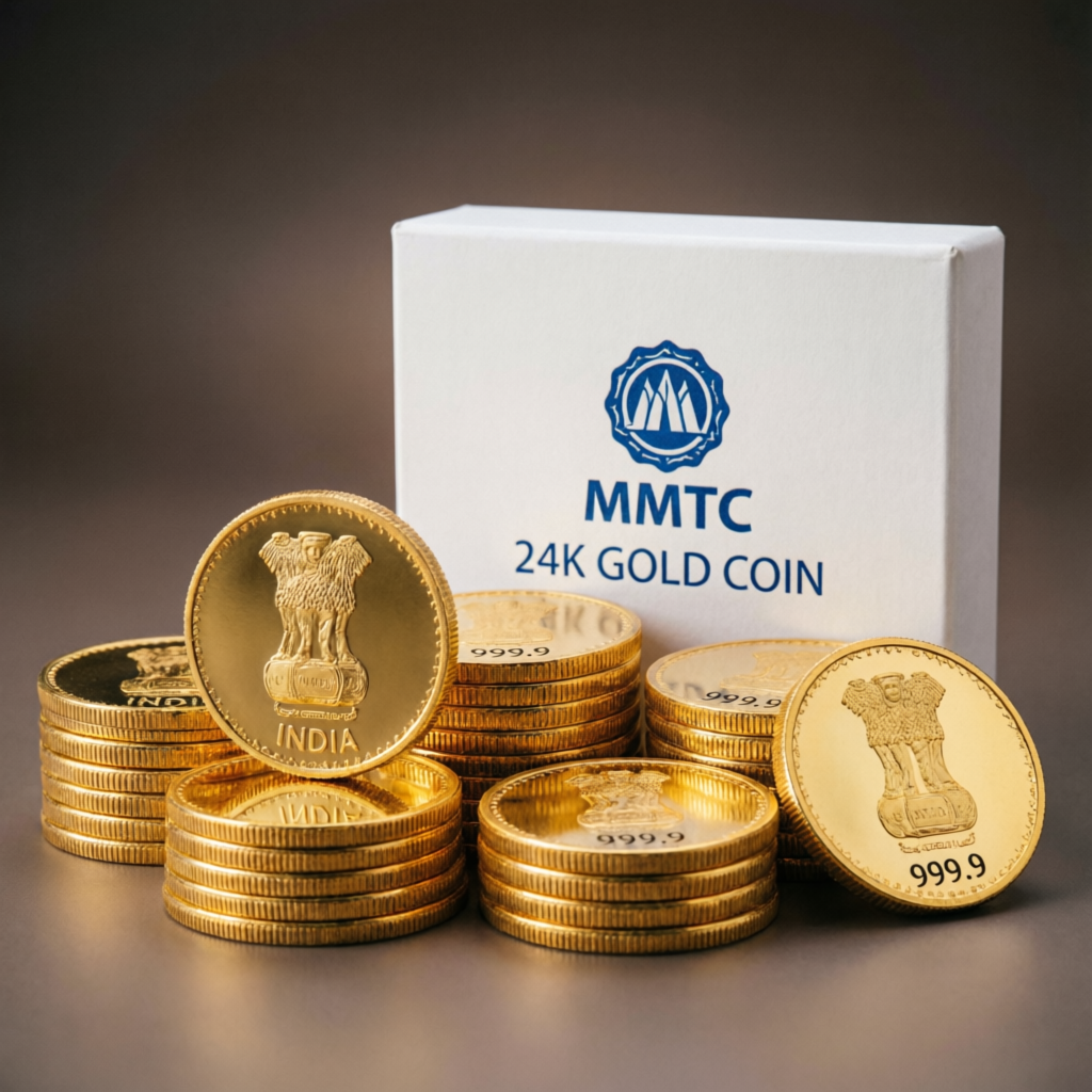 MMTC certified gold coins in Gurugram