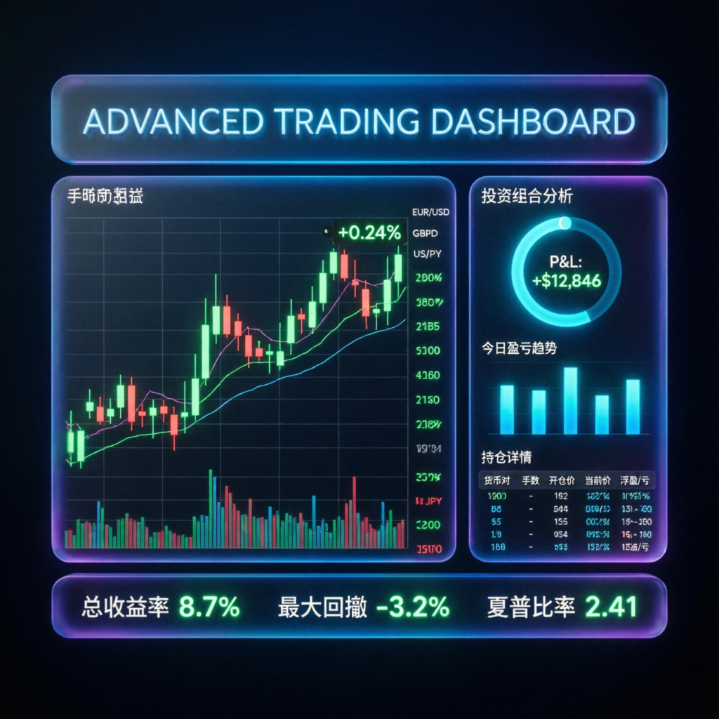 Advanced Trading Dashboard - Prop Firm Passing Service