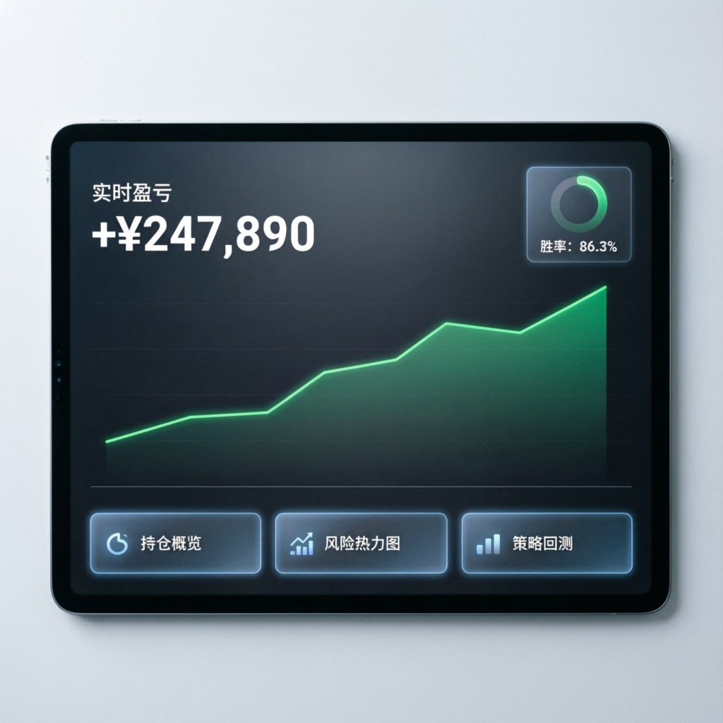 Trading results dashboard