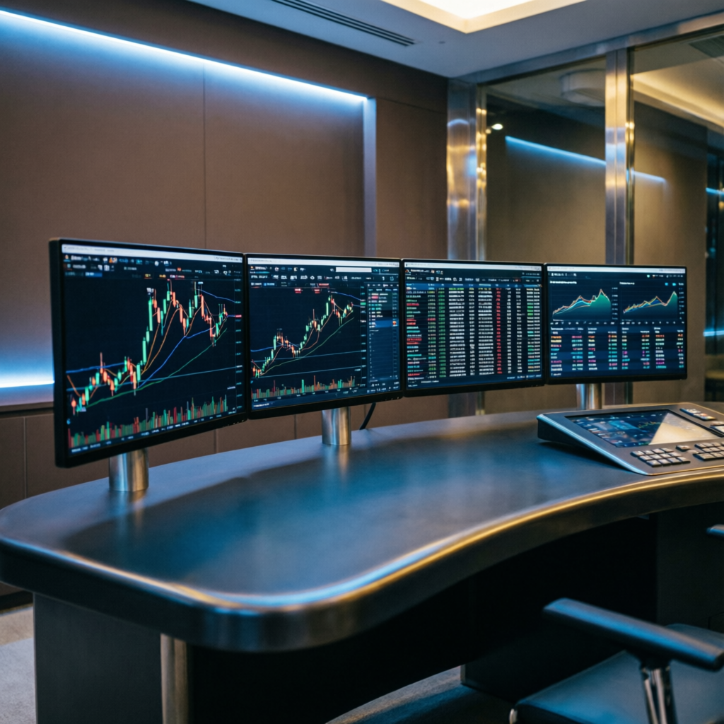Professional forex trading setup at PFM Capitals - Prop Firm Passing Service