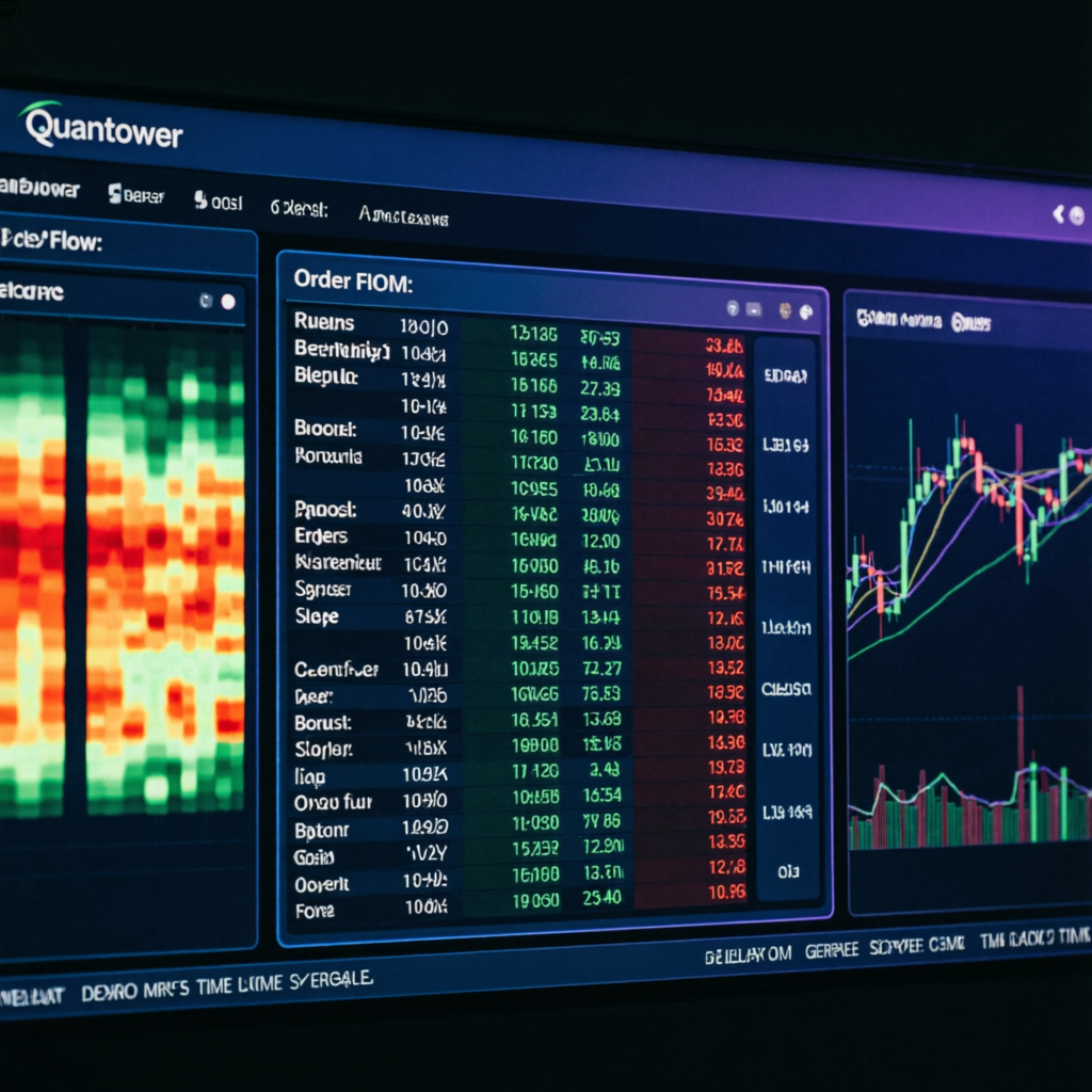 Quantower trading platform interface for Topstep futures trading