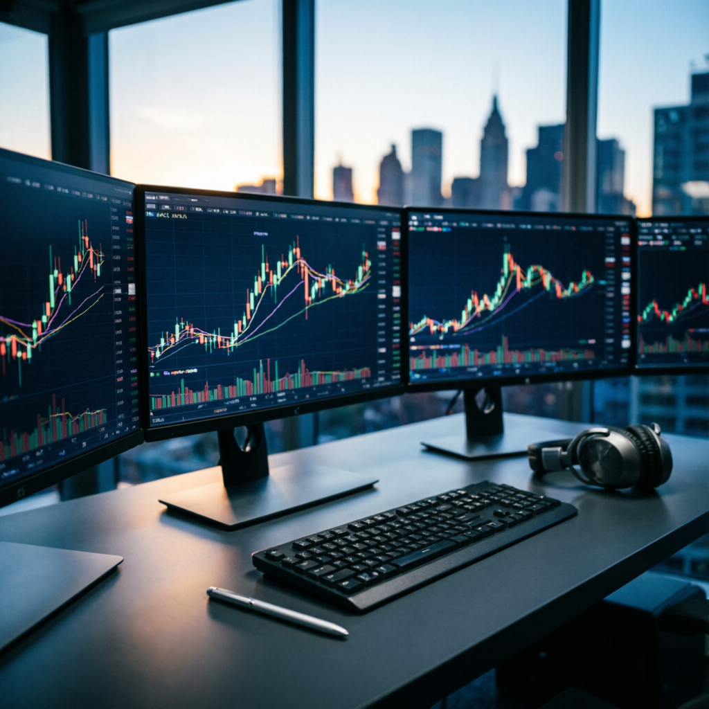 Professional Forex Trading Desk Setup