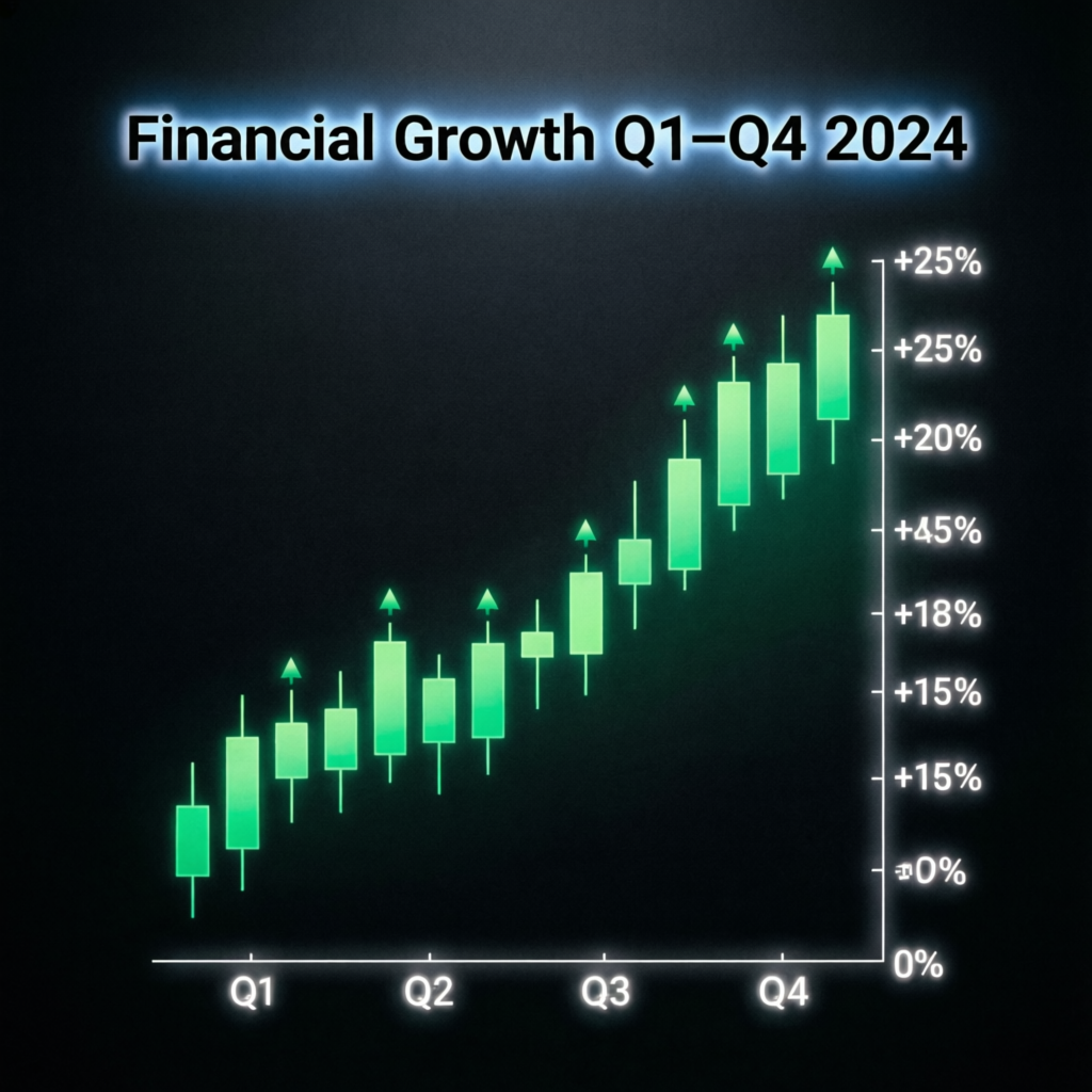 Financial growth chart showing consistent upward trajectory - Maven Trading Payout Results