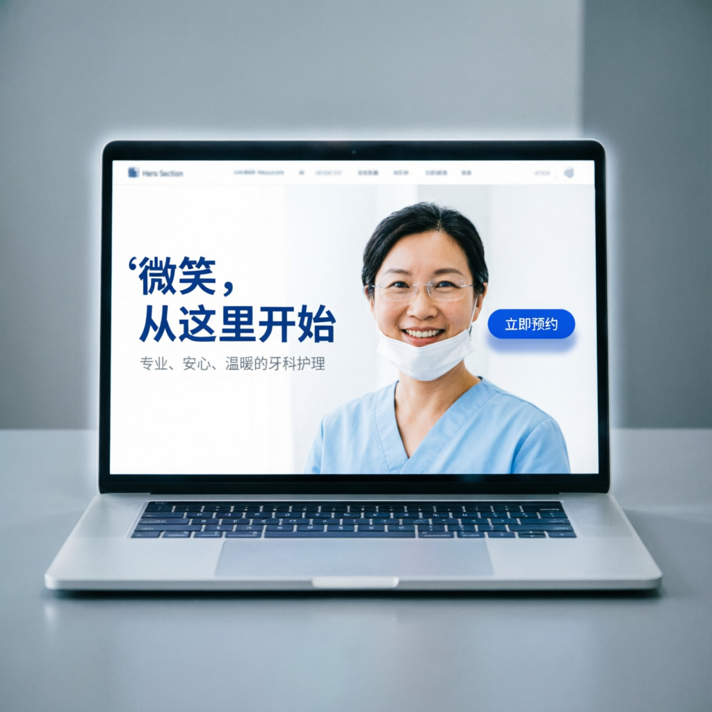 Ejemplo de diseño web para clínica dental