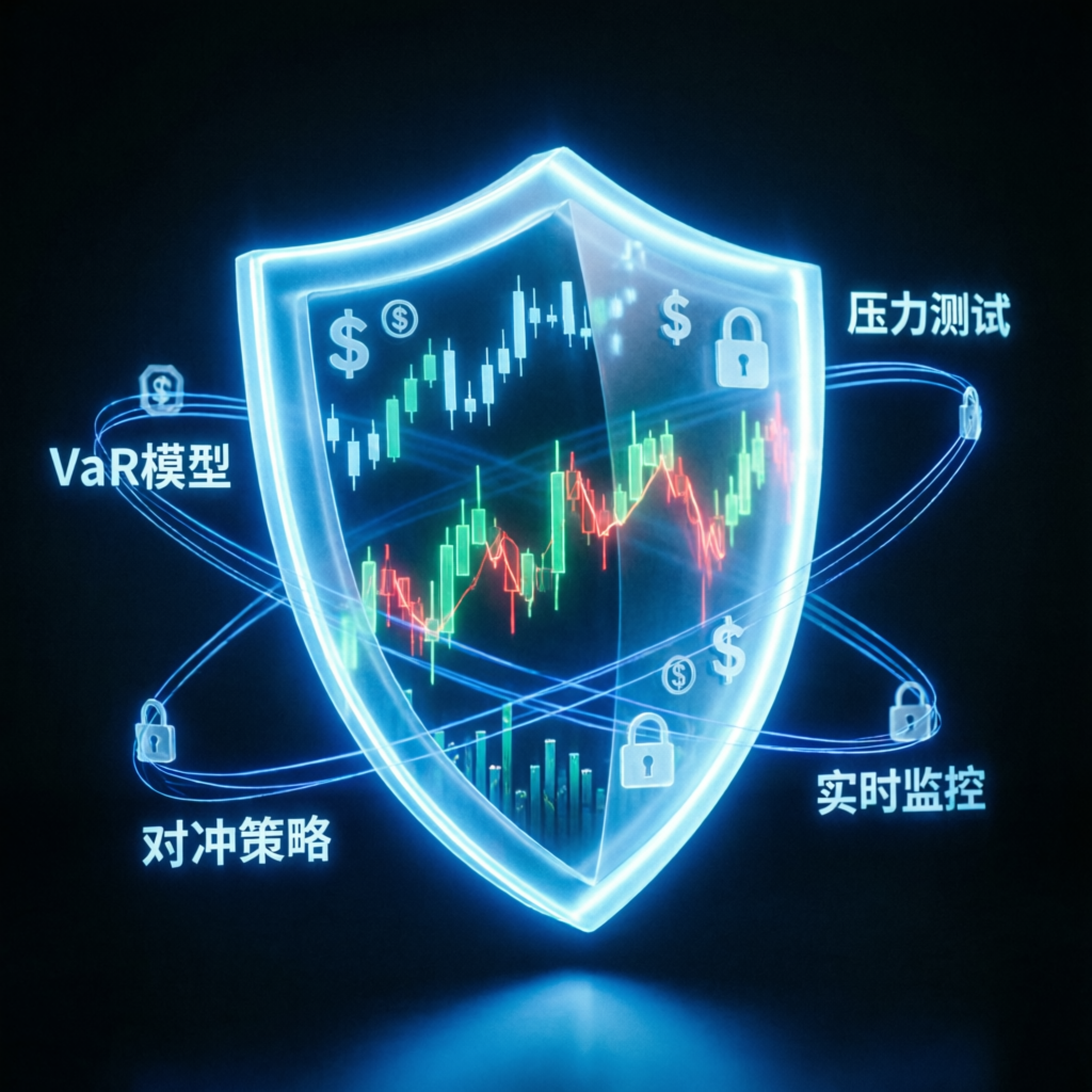 Risk management shield protecting Apex funded trading accounts