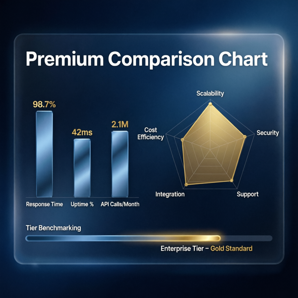 Premium Comparison Chart for Apex 300K Account Analysis