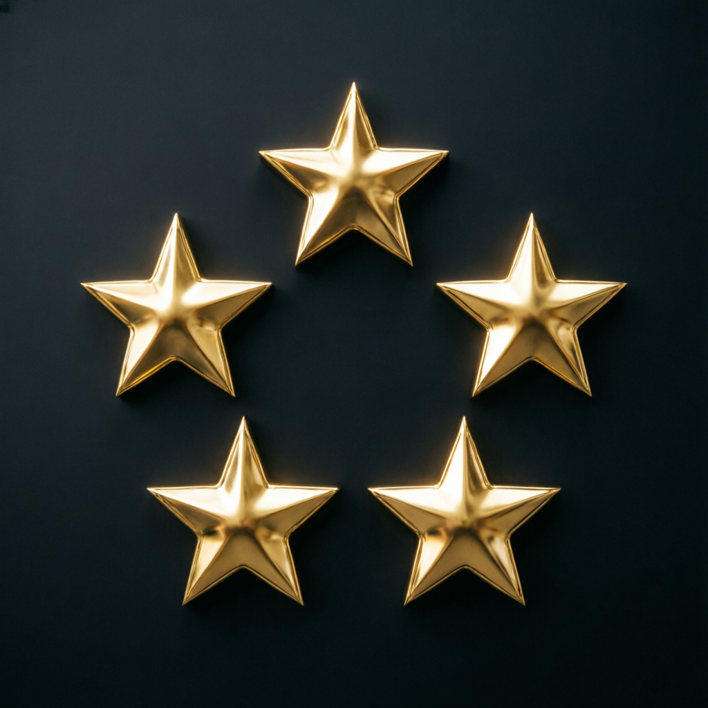 Five star gold review rating for prop firm passing service