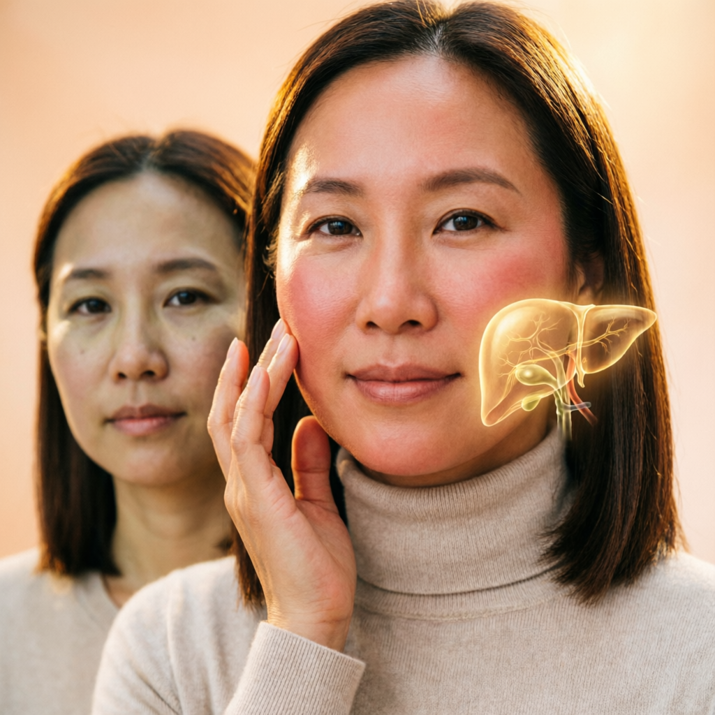 The Liver-Skin Glow Connection Diagram