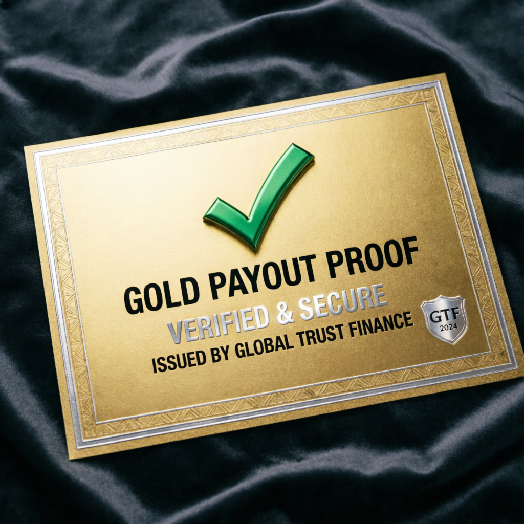Gold verified payout proof certificate for Apex Trader Funding