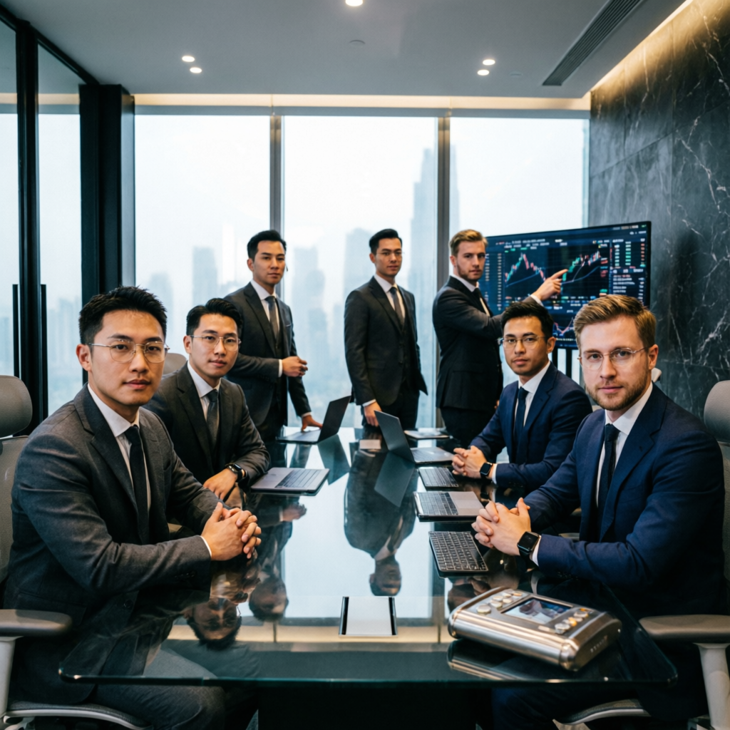 Elite prop trading team of professional financial experts
