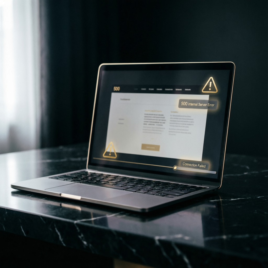 Erreur site web premium