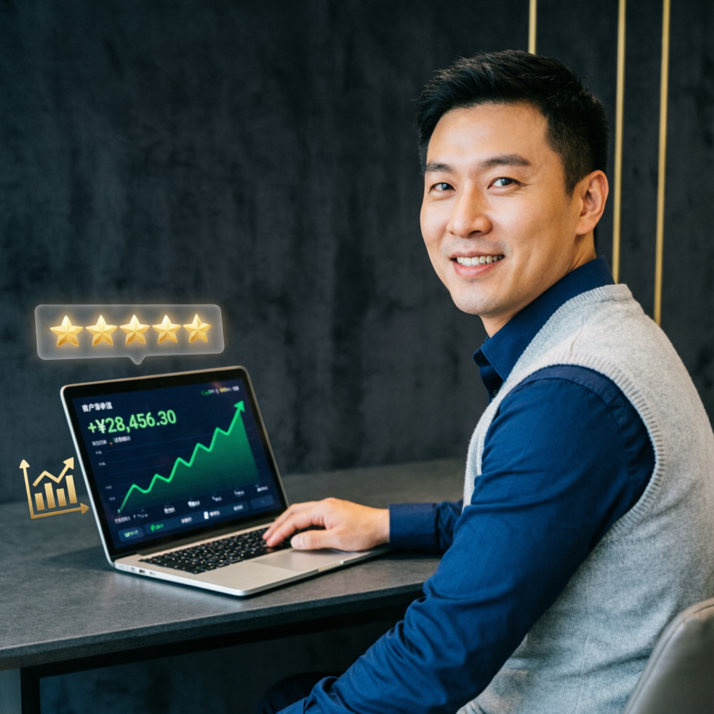Successful funded trader with verified profits and five-star review