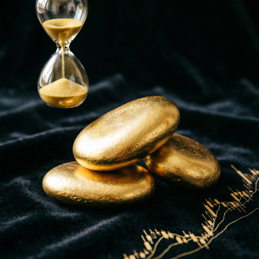 Trading psychology and patience concept
