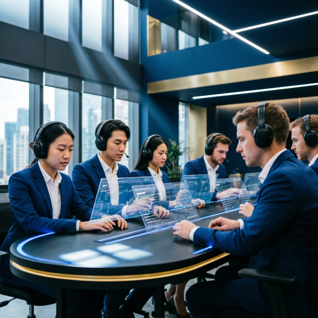 Professional customer support team ready to assist traders
