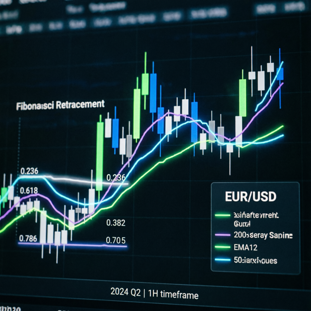 Advanced forex market analysis with technical indicators used in prop firm passing service