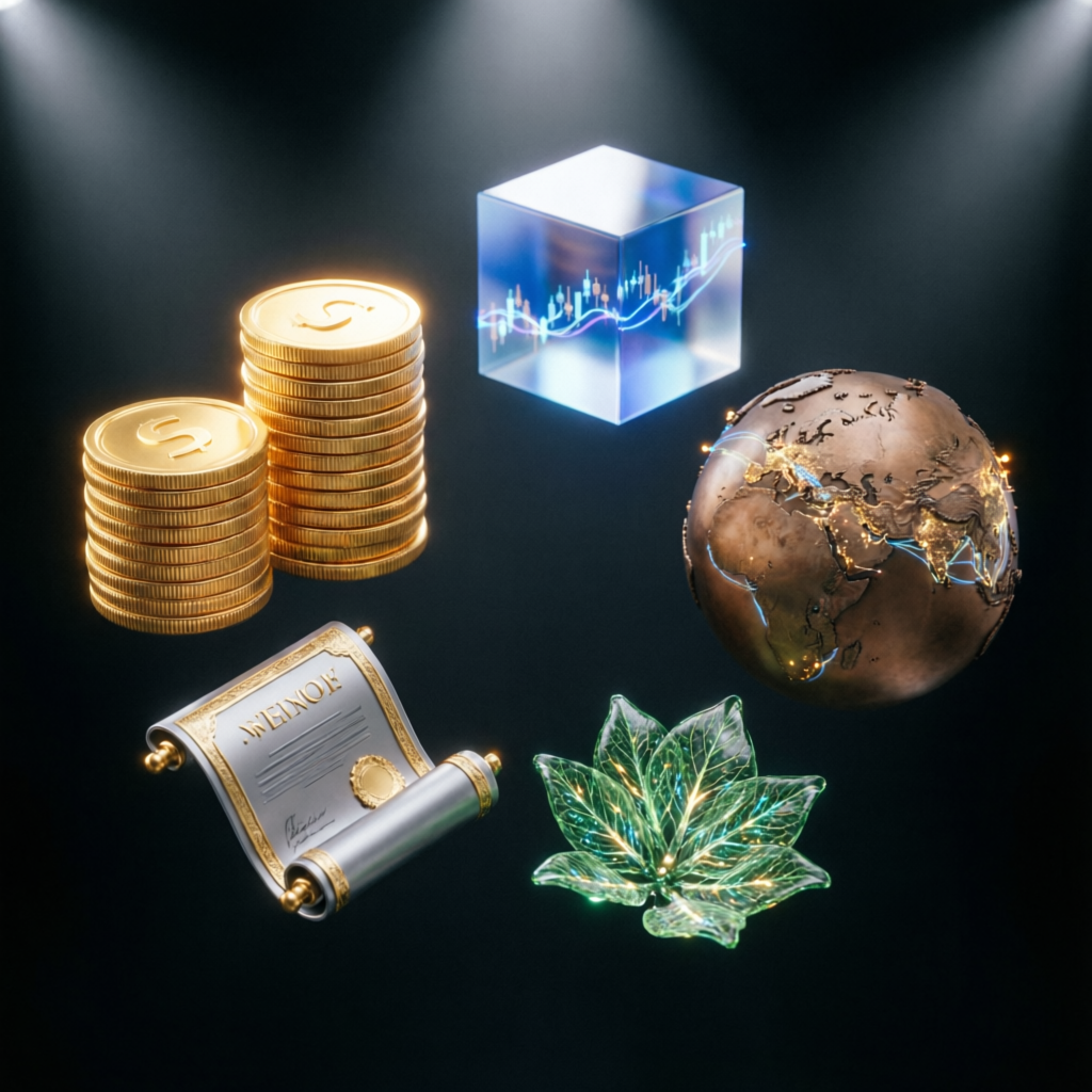 Investment portfolio diversification concept for prop firm funded account management