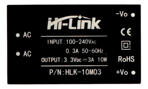 HLK-10M03 Ac Dc 220V To 10W 3.3V 3A Power Module
