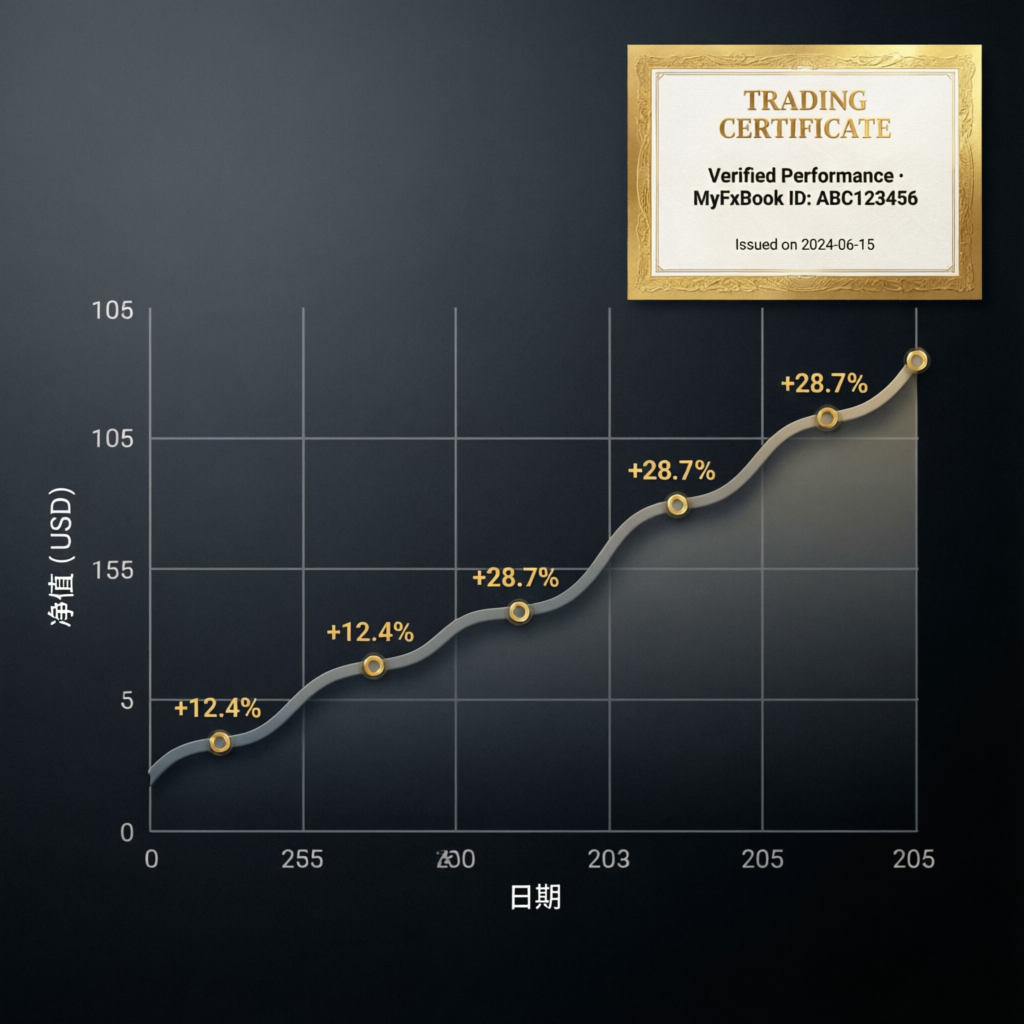 MyFxBook Verified Performance Chart