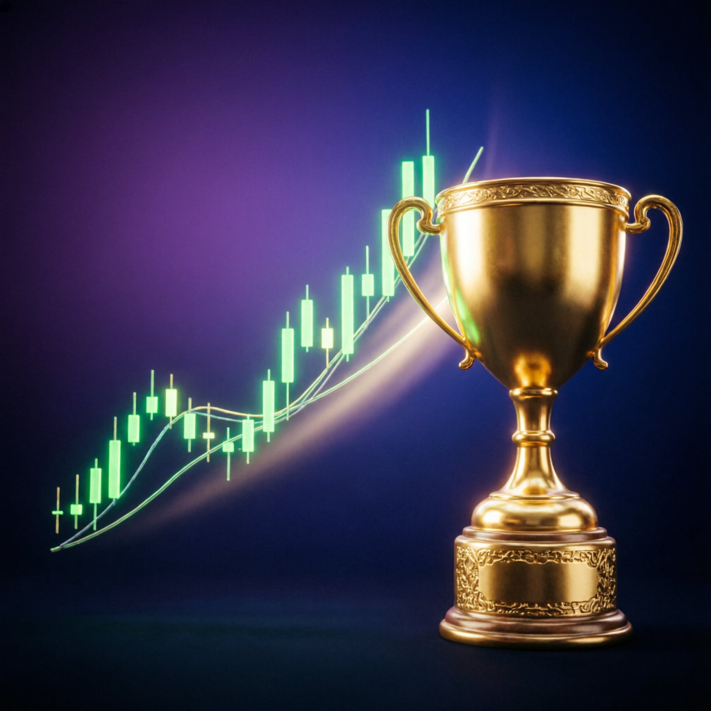 Funded Trading Account Success Trophy