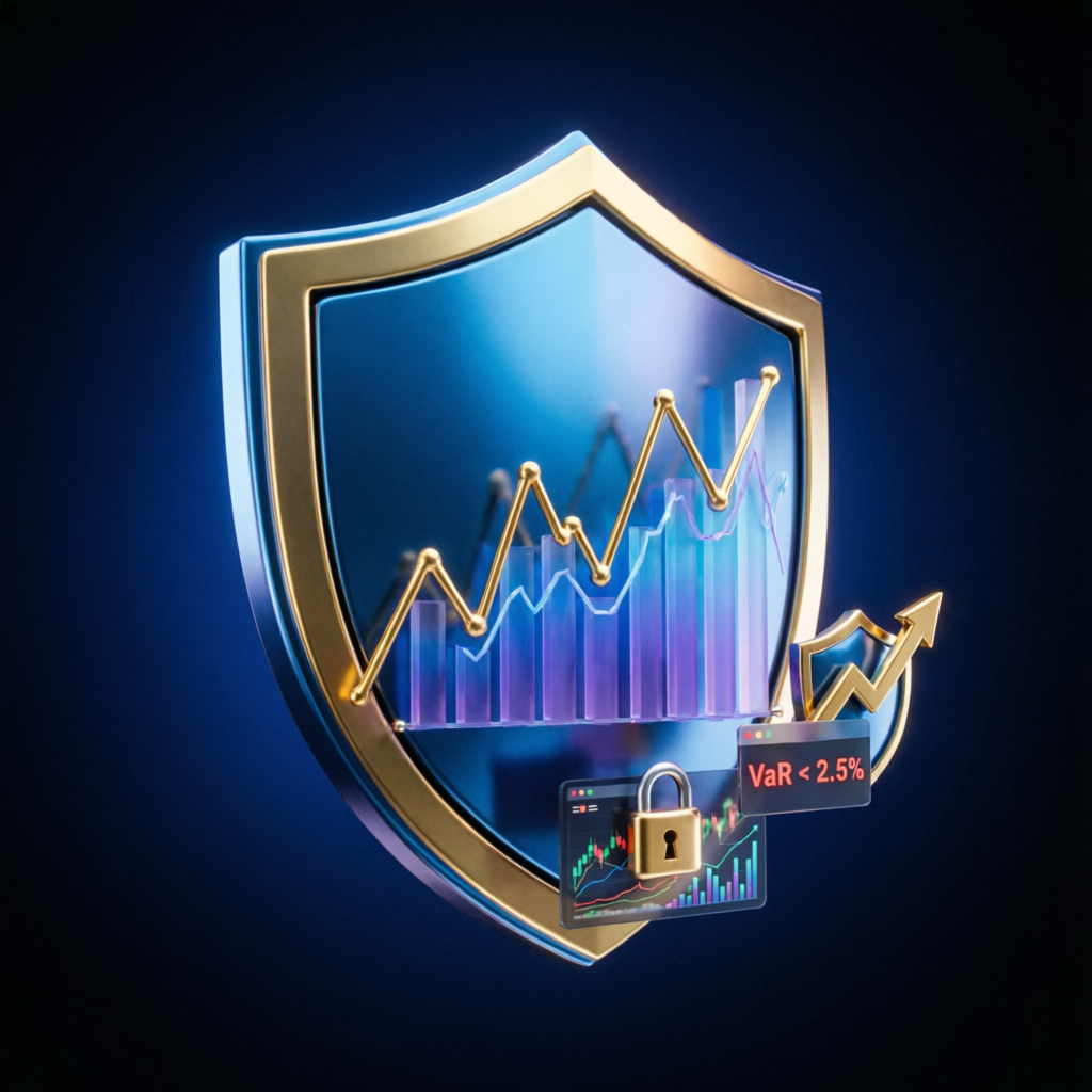 Risk management shield protecting trading account from consistency rule violations
