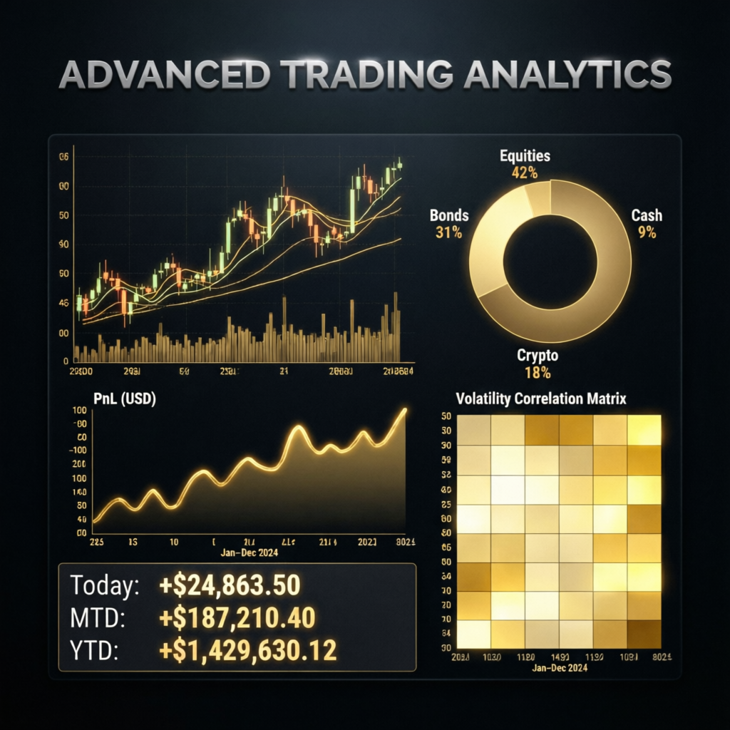 Advanced trading analytics dashboard comparing prop firm performance metrics
