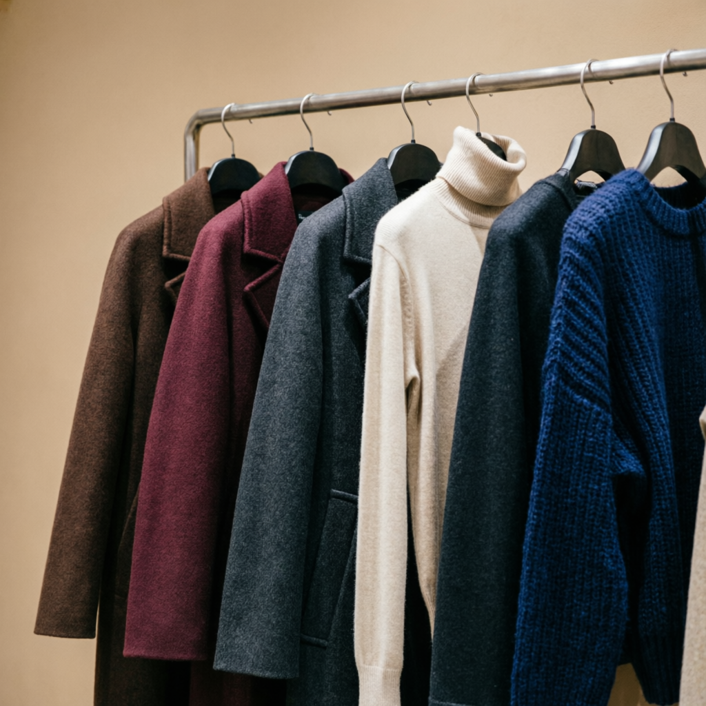Winter jackets and woollen wear