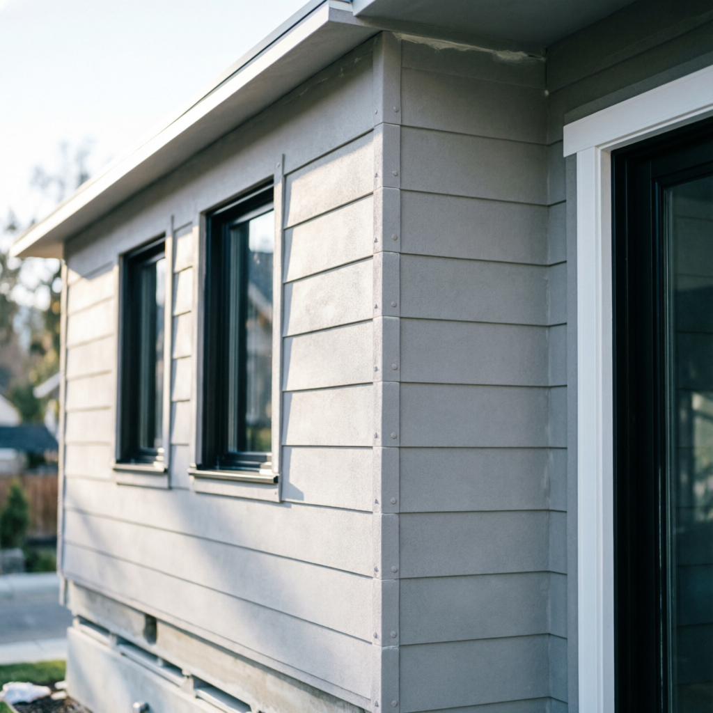 Hardie board siding installation