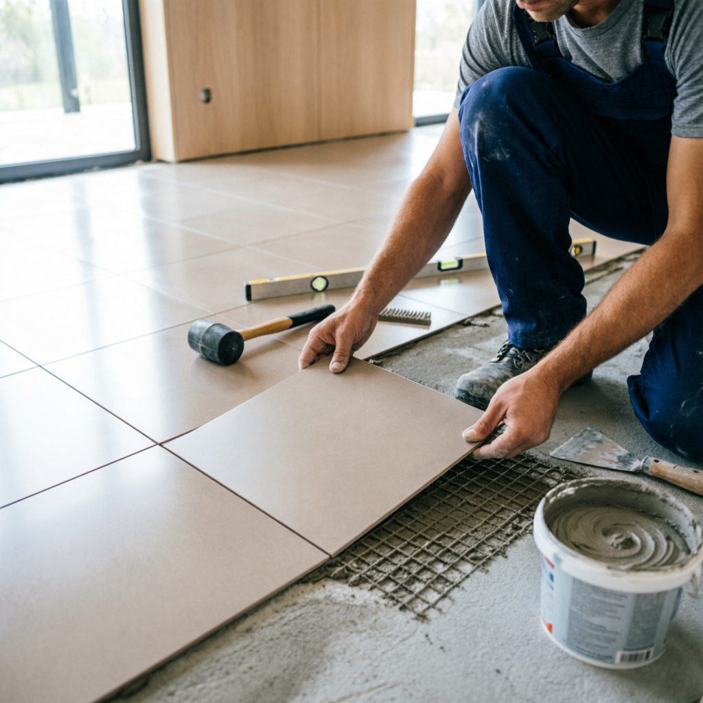 Flooring and tile installation