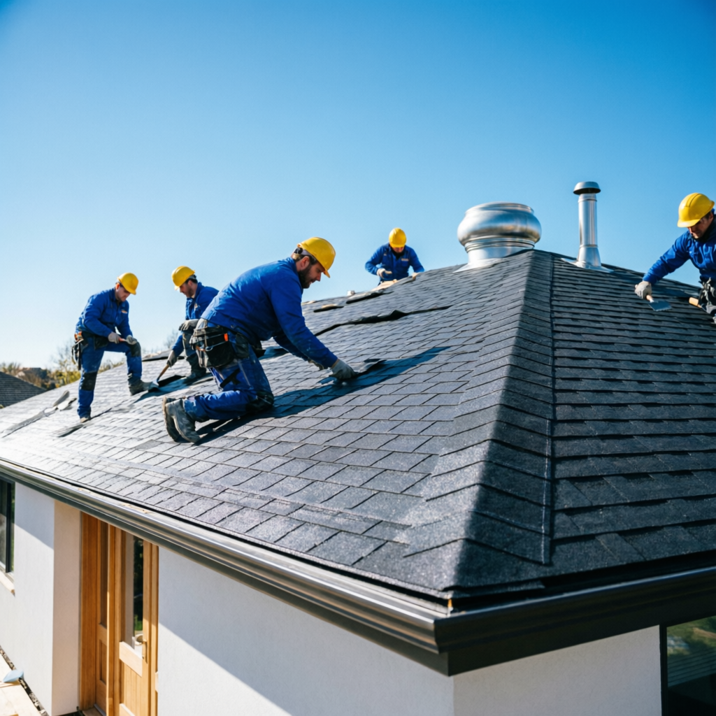Roofing installation in Broken Arrow Oklahoma