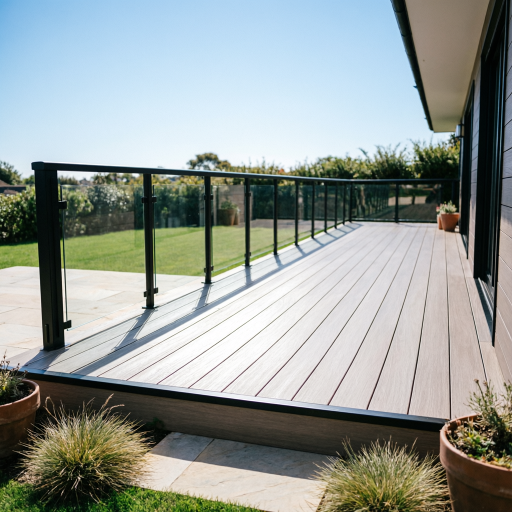 Composite deck construction in Tulsa Oklahoma