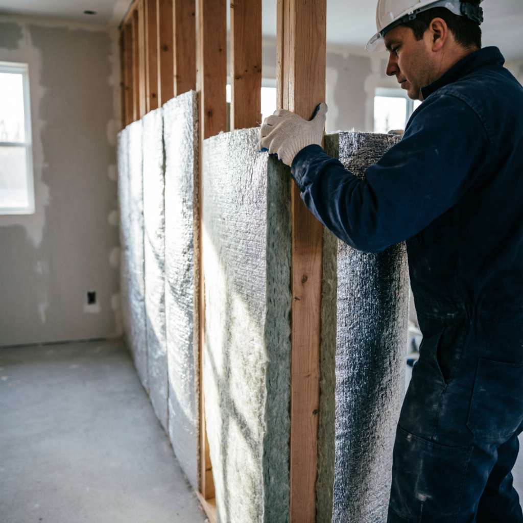 Thermal insulation installation